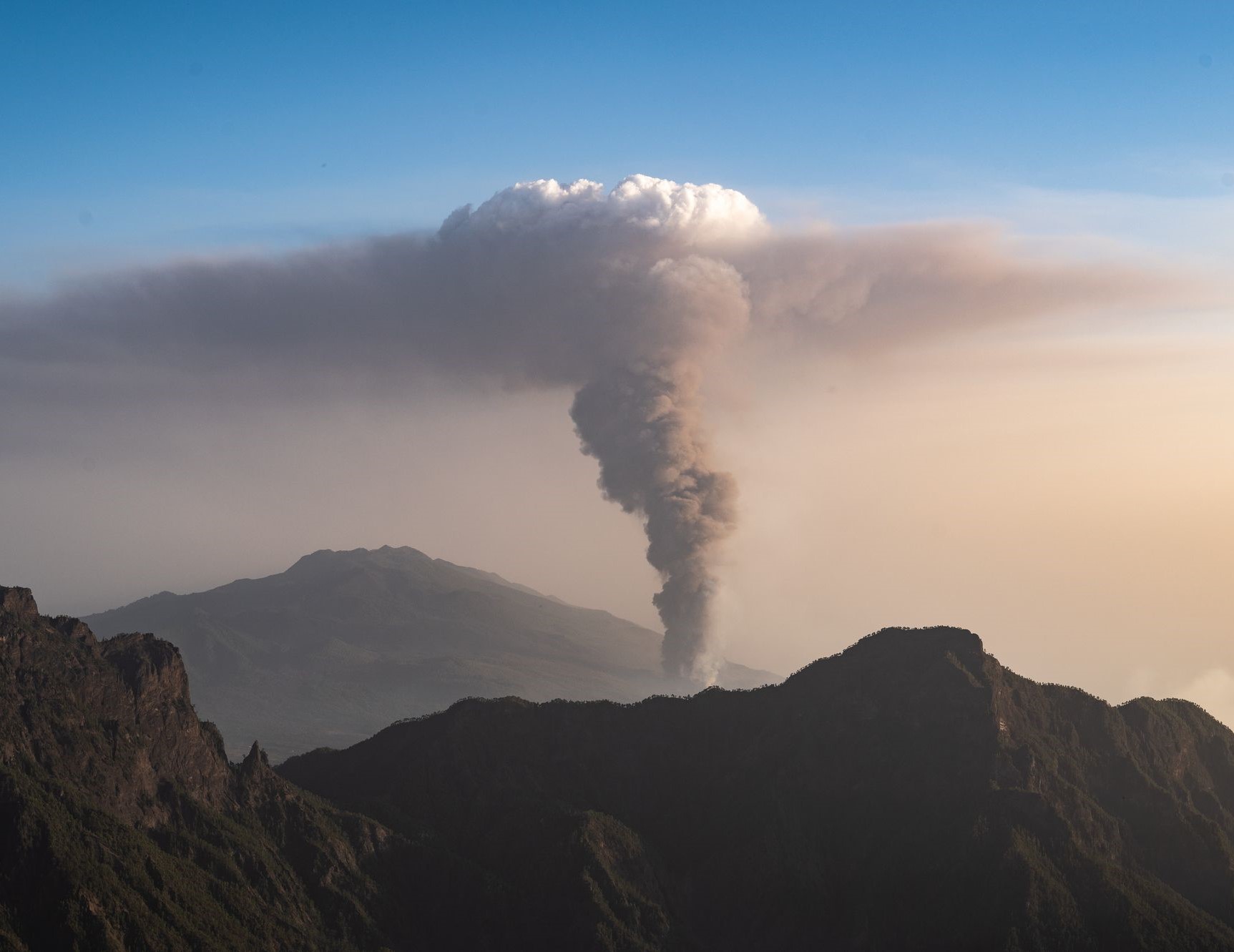 El repertorio meteorológico de la erupción de La Palma